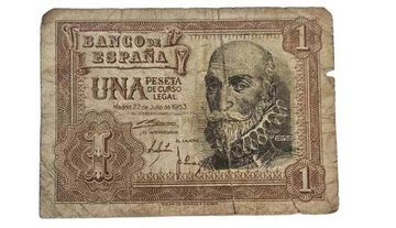 A 1953 banknote worth more than a new car. Its value reaches 25,000 euros