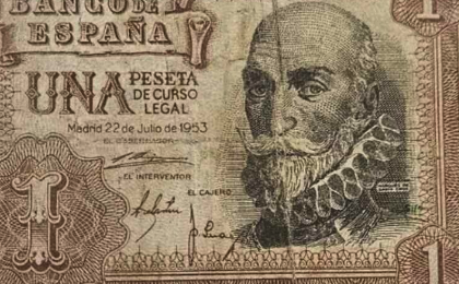 A 1953 banknote worth more than a new car. Its value reaches 25,000 euros