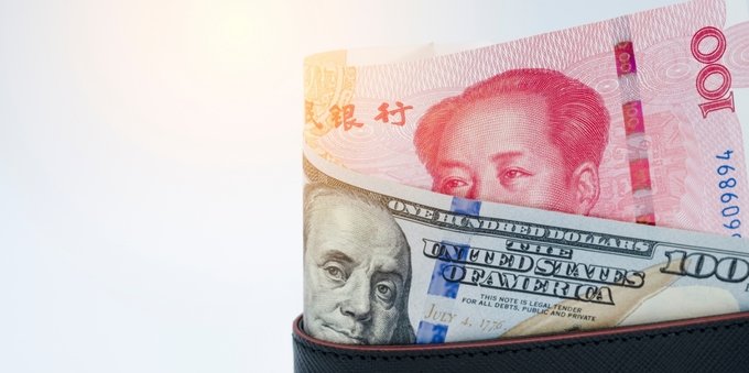 China's Yuan too falls to historical low. US Dollar stronger than ever
