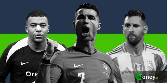 The ranking of the highest paid footballers in the world in 2025