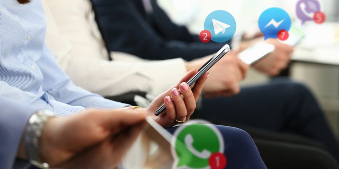 Can you text yourself on Whatsapp and Telegram?