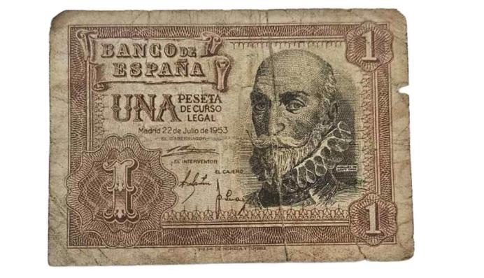A 1953 banknote worth more than a new car. Its value reaches 25,000 euros