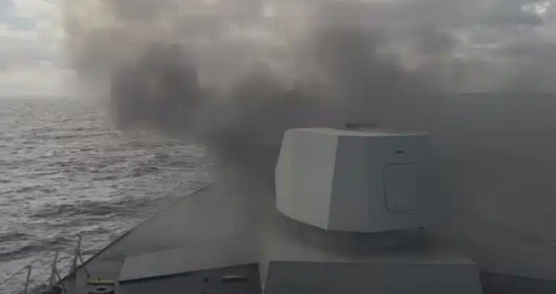Italian Frigate Downs Drone Over Red Sea