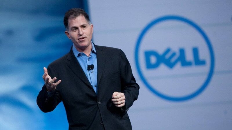 Who is Michael Dell, one of the 10 richest men in the world, and how much does he earn?