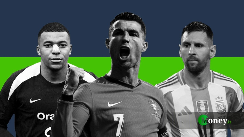 The ranking of the highest paid footballers in the world in 2025