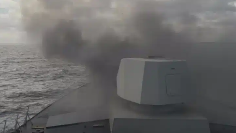 Italian Frigate Downs Drone Over Red Sea