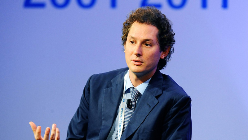 The net worth of John Elkann, CEO of Exor and chairman of Stellantis